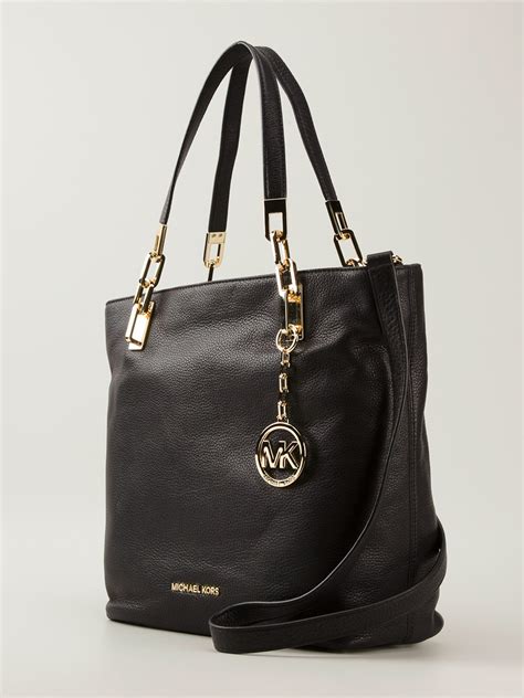 handbag michael kors black|michael kors black hand bag.